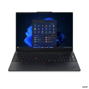Lenovo ThinkPad E16 G4 AMD portátil 16 pulgadas WUXGA IPS, AMD Ryzen AI 5 330, 16 GB DDR5, 512 GB SSD, AMD Radeon 820M, Windows 11 Pro, negro, teclado nórdico