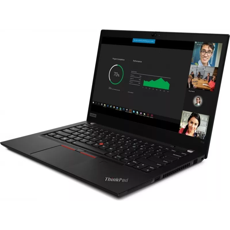 Lenovo ThinkPad T14 G2 Portátil, Intel Core i5, 16GB RAM, 14 pulgadas FHD (reacondicionado)