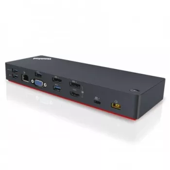 Lenovo Thunderbolt 3 Dock Estación de acoplamiento 40AC0135EU negra 40AC0135EU-PL