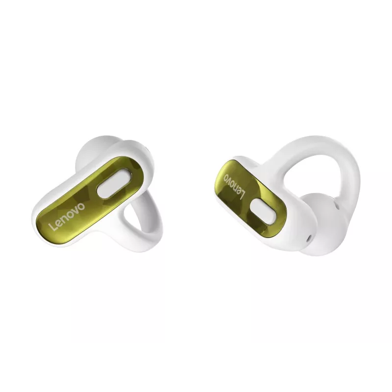 Lenovo X500 Auriculares Bluetooth open-ear con clip y micrófono - Blanco