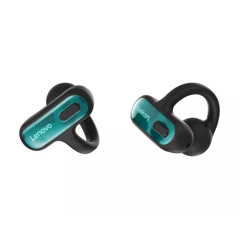 Auriculares Lenovo X500 Open-Ear con clip, negro, Bluetooth, micrófono integrado