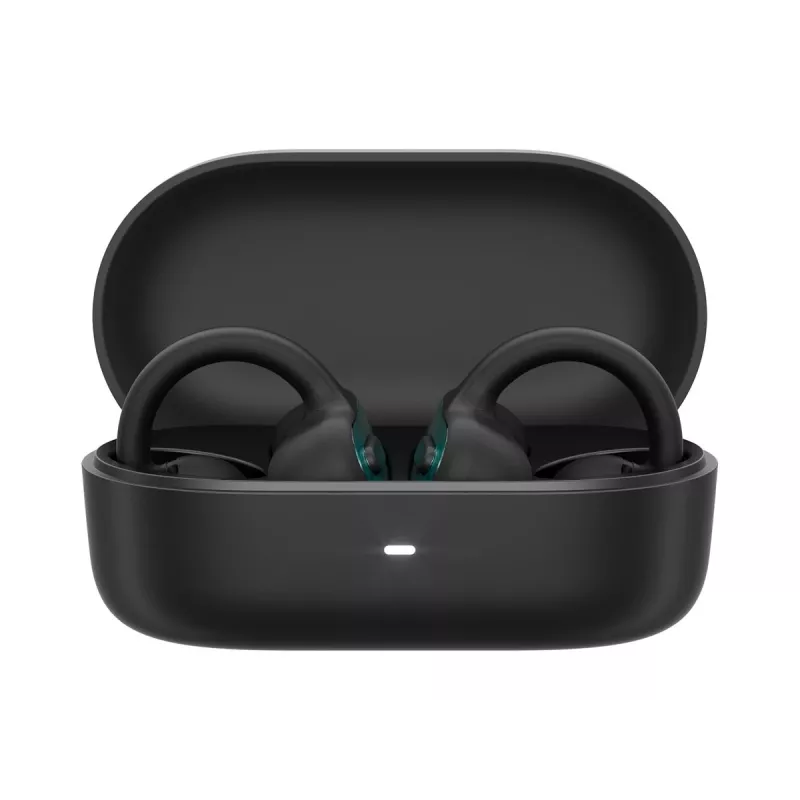 Auriculares Lenovo X500 Open-Ear con clip, negro, Bluetooth, micrófono integrado