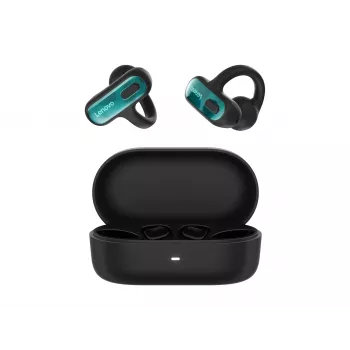 Auriculares Lenovo X500 Open-Ear con clip, negro, Bluetooth, micrófono integrado