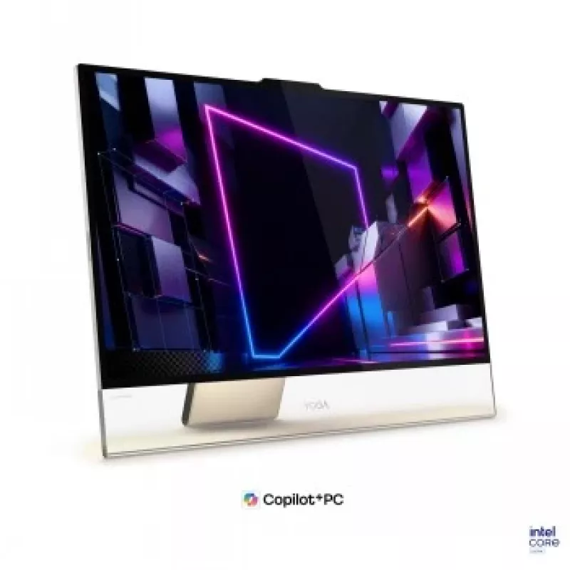 Lenovo Yoga AIO Ultra X7 PC todo en uno, 31,5 inch pantalla táctil UHD OLED, Intel Core Ultra 7, 32GB RAM, 1TB SSD, Windows 11 Home, Seashell