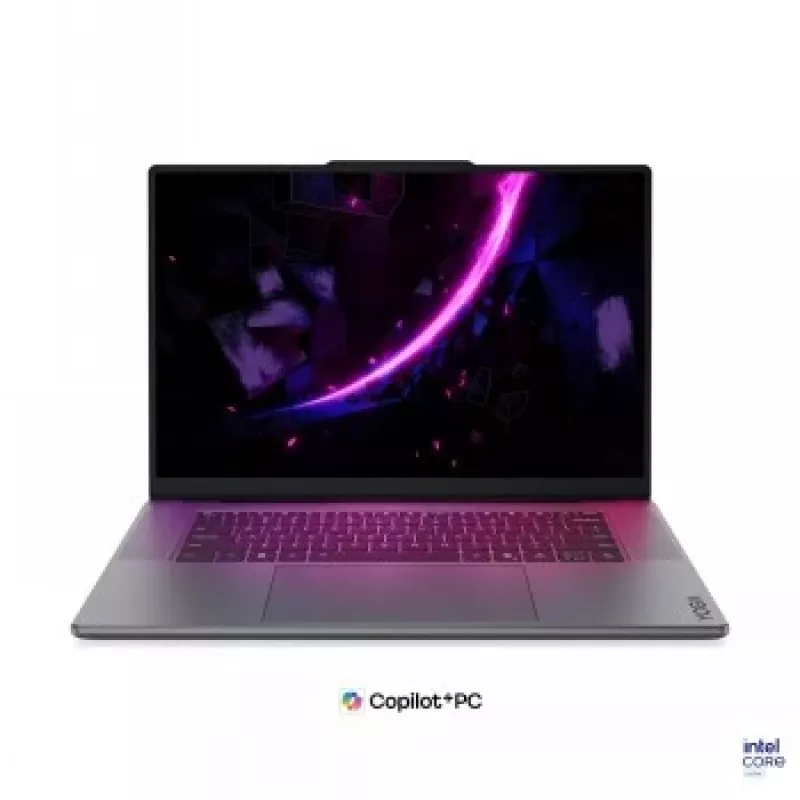 Lenovo Yoga Pro 9 16IPH11 portátil táctil 16 inch Tandem OLED, Intel Core Ultra 9 386H, 64GB RAM, 1TB SSD, NVIDIA GeForce RTX 5070 12GB, Thunder Grey, Windows 11 Pro