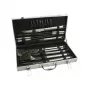 Leopold Vienna set de barbacoa de 18 piezas 8x24x27 cm acero inoxidable carcasa de aluminio plateado
