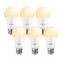 LEPRO 100080-WW-EU-6 Bombilla LED E27 A60 13W/100W 1521 lm 2700 K, pack de 6