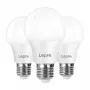 LEPRO 100089-WW-EU-3 Bombilla LED, E27, A60, 8,5 W (60 W), 806 lm, 2700 K blanco cálido, 180°, pack de 3