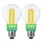 LEPRO 100094-WW-EU-2 Bombilla LED filamento E27, 7,2 W (equivale a 100 W), 1521 lm, 2700K blanco cálido, clase energética A, pack de 2