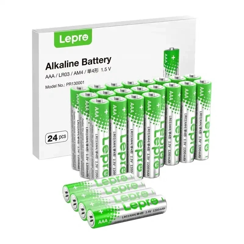 LEPRO 130001-24 pilas alcalinas AAA R3, pack de 24