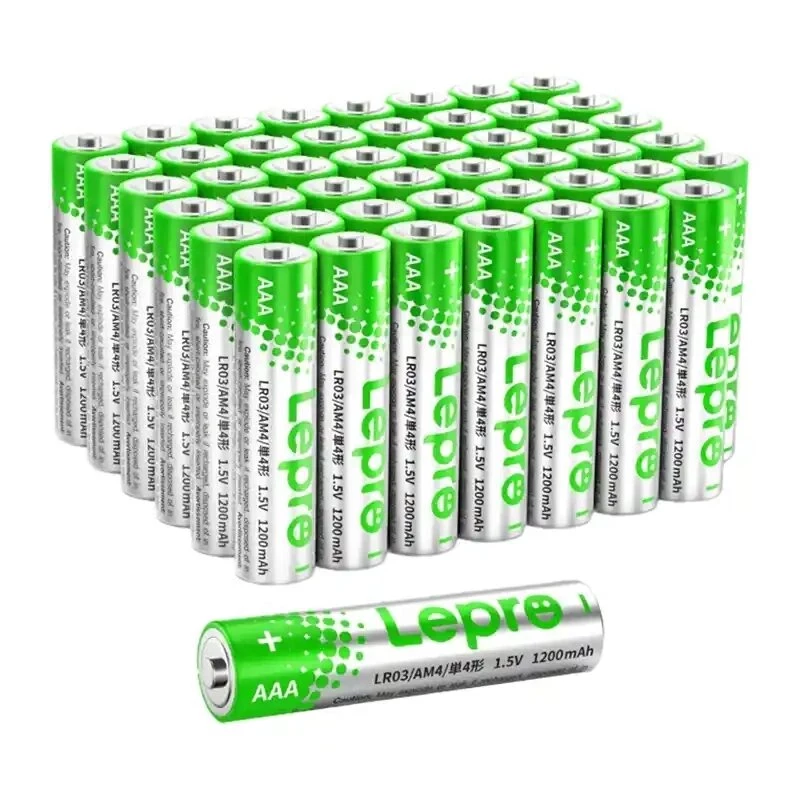 LEPRO 130001-48 AAA R3 Pilas alcalinas, pack de 48 | 1,5V de larga duración, sin mercurio