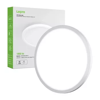 Lámpara de techo LED LEPRO 1500038 18W 1800lm 4000K blanco neutro IP54 de superficie