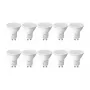 LEPRO 200081-DW-EU-10 Bombilla LED GU10, 4,5 W, 345 lm, 6500K Blanco luz de día, ángulo de apertura 100°, pack de 10