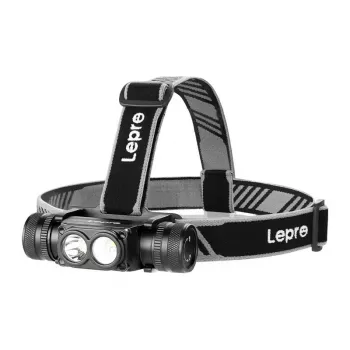 Linterna frontal LED recargable LEPRO 320018 con sensor de movimiento, 1000 lúmenes, carga USB-C, IPX4