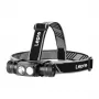 Linterna frontal LED recargable LEPRO 320018 con sensor de movimiento, 1000 lúmenes, carga USB-C, IPX4