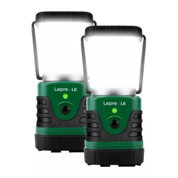 Lámpara de camping LEPRO 3300008-2, 4400mAh, pack de 2