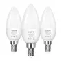 LEPRO 600059-WW-EU-3 Bombilla LED E14 C37 4,2W (equivalente a 40W) 470lm 2700K Blanco cálido 250° ángulo de apertura pack de 3