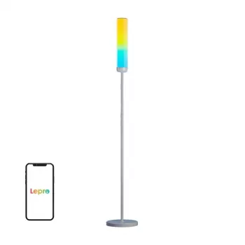 Lepro O1 AI Floor Lamp - Lámpara de pie inteligente, 2000 lúmenes, RGB+CCT, Wi-Fi, compatible con Alexa/Google Assistant
