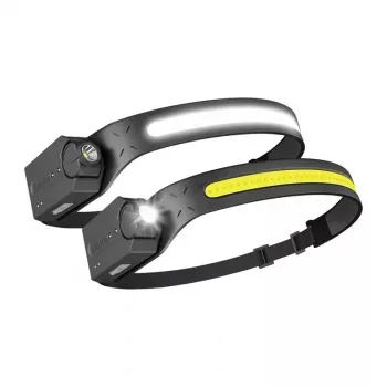 LEPRO PR320019-2 Linterna frontal LED, 200 lúmenes, 6 modos, IPX4 resistente al agua, pack de 2