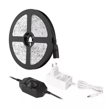 LEPRO 4100067-DW-EU Tira LED, 5 m, 300 LED, blanco frío