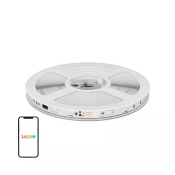 Lepro S1 5m tira LED RGBIC Wi-Fi Bluetooth – 150 LEDs, 16M colores, control por app y voz