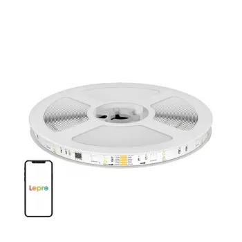 Lepro S2 Tira LED RGBIC inteligente de 10 m con Wi-Fi y Bluetooth, compatible con Alexa y Google Assistant