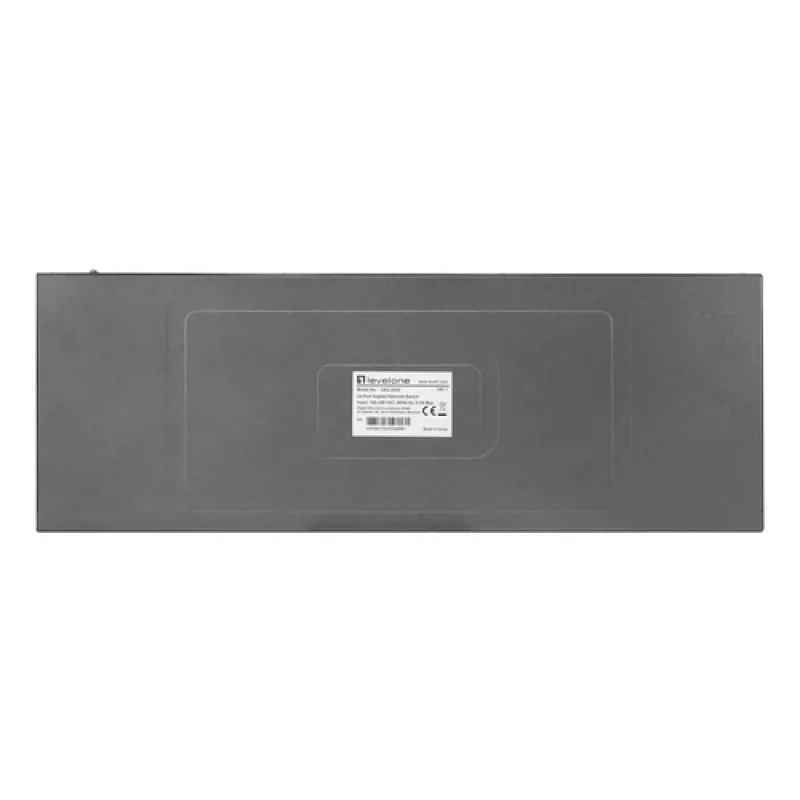 LevelOne GEU-2432 Switch Gigabit Ethernet de 24 puertos, conmutador DIP de 4 modos, montaje en rack de 19