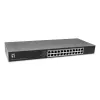 LevelOne GEU-2432 Switch Gigabit Ethernet de 24 puertos, conmutador DIP de 4 modos, montaje en rack de 19