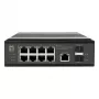 LevelOne Switch PoE+ industrial 8x 2,5G PoE, 2x 1G, 2x 10G SFP+ Uplinks, no gestionado, carril DIN, IP30