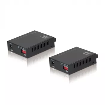 LevelOne Conversor de medios RJ45 a SC monomodo 1310/1550nm 20km
