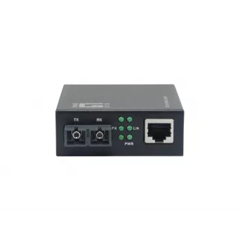 LevelOne Smart Convertidor de medios Gigabit RJ45 a SC, Fibra monomodo, 1310 nm, 20 km, 1000 Mbps