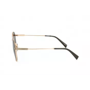 Gafas de sol unisex LEVI'S LV-1013-S-J5G rectangulares - montura negra, lentes grises, 54 mm