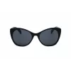 LEVI'S LV-1015-S-807 Gafas de sol cuadradas para mujer - Montura negra, lentes grises, protección UV400
