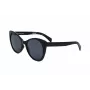 LEVI'S LV-1015-S-807 Gafas de sol cuadradas para mujer - Montura negra, lentes grises, protección UV400