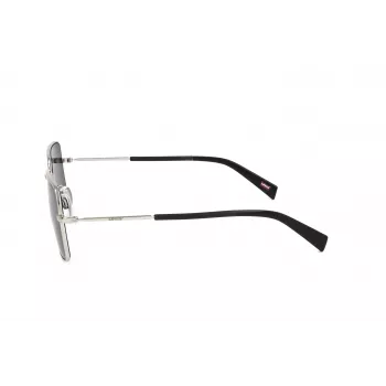 LEVI'S LV-1019-S-IR Gafas de sol unisex - Montura negra, lentes grises, 57 mm