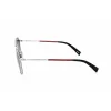 Levi's LV-1021-S-RD Gafas de sol unisex - Montura negra, lentes grises, 58 mm