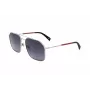Levi's LV-1021-S-RD Gafas de sol unisex - Montura negra, lentes grises, 58 mm