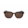 LEVI'S LV-1022-S-086 Gafas de sol rectangulares unisex - Montura Havana, lentes marrones, 51 mm