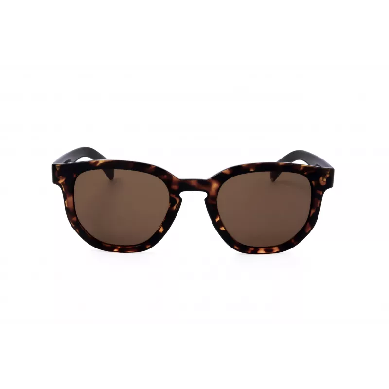 LEVI'S LV-1022-S-086 Gafas de sol rectangulares unisex - Montura Havana, lentes marrones, 51 mm