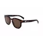 LEVI'S LV-1022-S-086 Gafas de sol rectangulares unisex - Montura Havana, lentes marrones, 51 mm