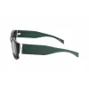LEVI'S LV-1033-S-1ED Gafas de sol unisex rectangulares - Montura negra lentes grises 53mm