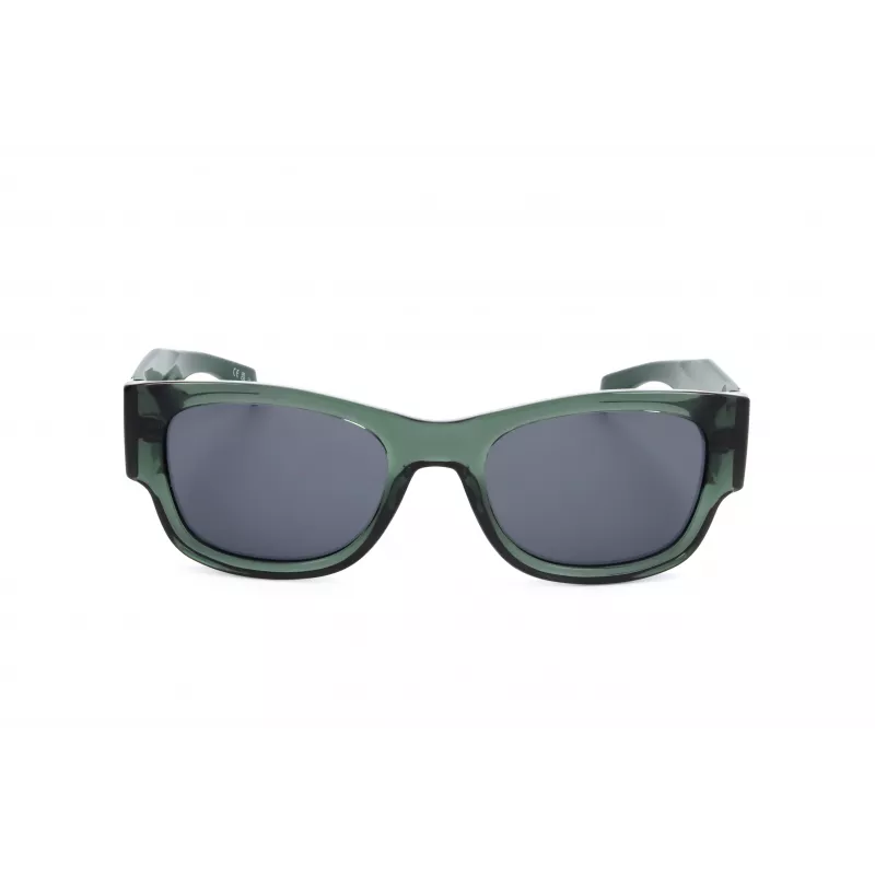 LEVI'S LV-1033-S-1ED Gafas de sol unisex rectangulares - Montura negra lentes grises 53mm