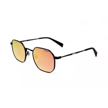 LEVI'S LV-1035-S-003 Gafas de sol unisex, montura negra, lentes grises, 51/22/140 mm