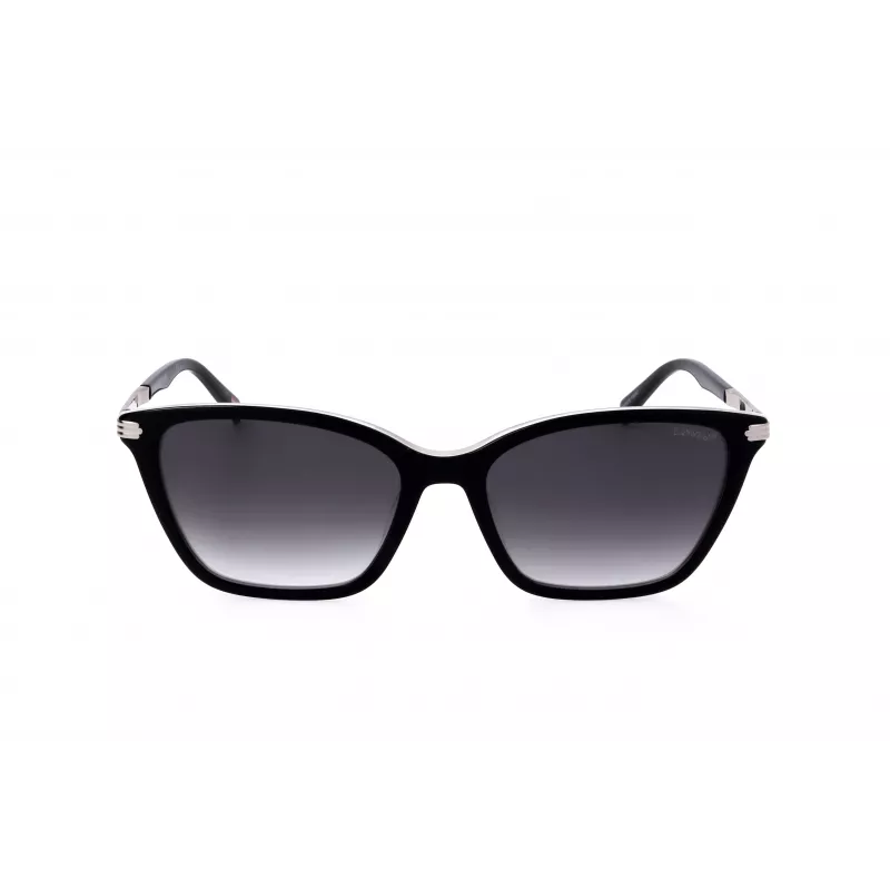 LEVI'S LV-5017-S-80S gafas de sol mujer, cuadradas, lentes grises, 55 mm