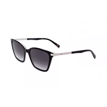LEVI'S LV-5017-S-80S gafas de sol mujer, cuadradas, lentes grises, 55 mm