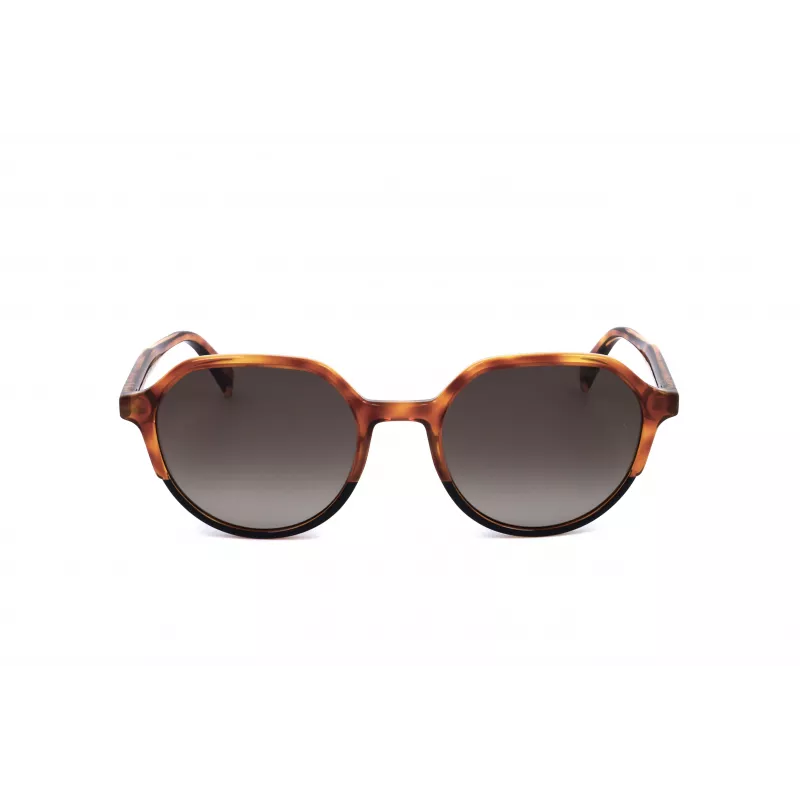 LEVI'S LV-5023-S-581 Gafas de sol unisex Montura de acetato Havana Lentes de policarbonato grises 54mm