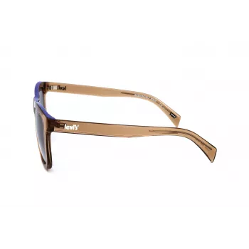 LEVI'S LV1023S09GB gafas de sol unisex - montura negra mate, lentes grises, 53 mm