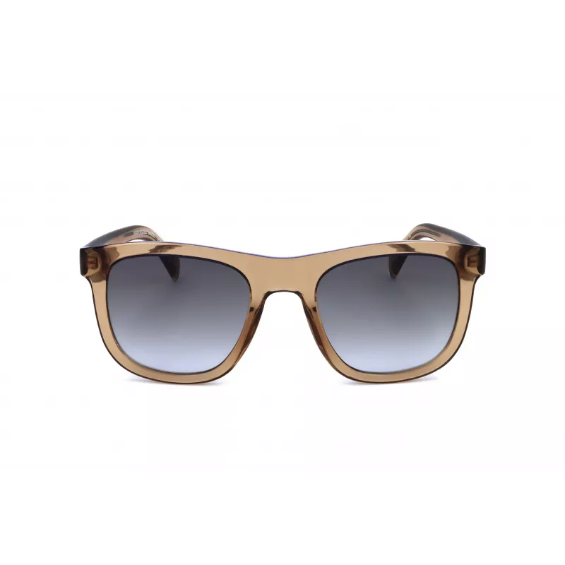 LEVI'S LV1023S09GB gafas de sol unisex - montura negra mate, lentes grises, 53 mm