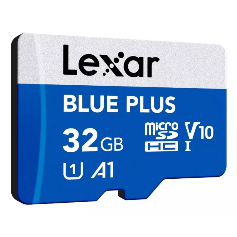 Tarjeta de memoria Lexar BLUE PLUS microSDHC 32 GB, C10 A1 U3 V10