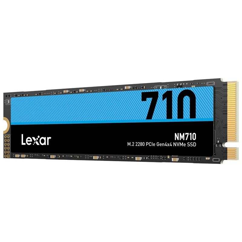 LEXAR NM710 500GB SSD M.2 2280 PCIe Gen4x4 NVMe - 5000MB/s lectura, 2600MB/s escritura